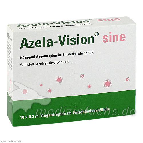 Azela-Vision sine 0.5mg/ml Augentropfen i.Einzeld., 10X0.3 ML