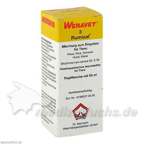 RUMISAL 3 Tropfen vet., 50 ML