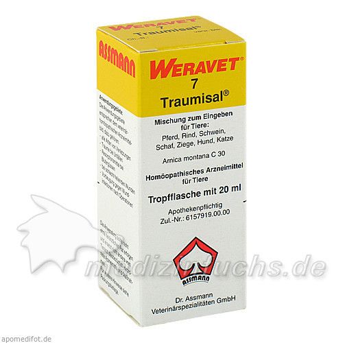 TRAUMISAL 7 Tropfen vet., 20 ML