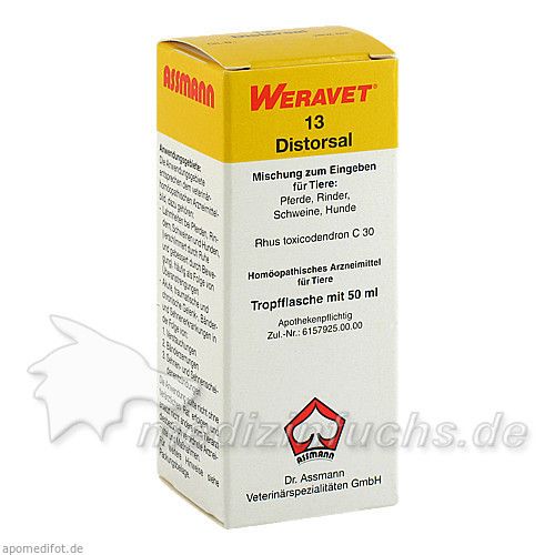 DISTORSAL 13 Tropfen vet., 50 ML