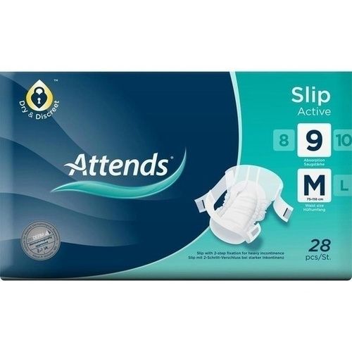 Attends Slip Active 9 Medium, 28 ST