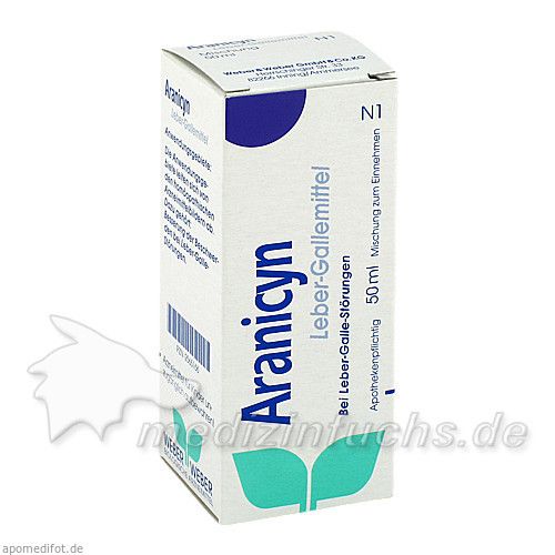 Aranicyn Leber-Gallemittel, 50 ML