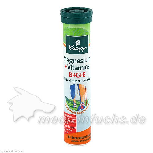 KNEIPP Magnesium + Vitamine Brausetabletten, 20 ST