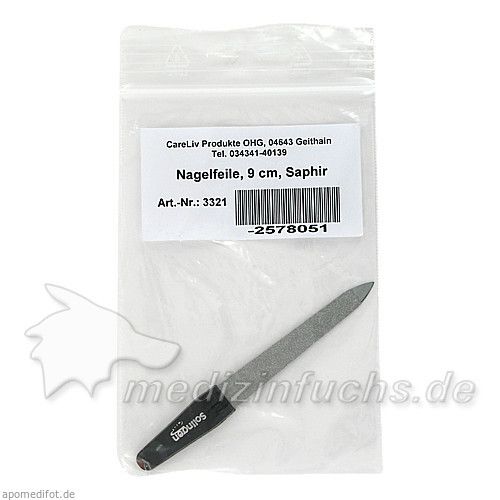 Nagelfeile 9cm Saphir, 1 ST