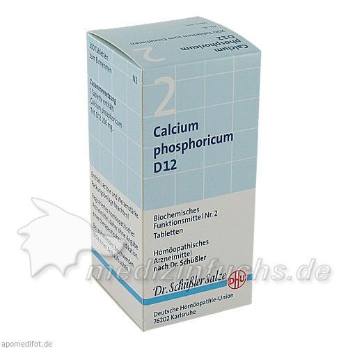 BIOCHEMIE DHU 2 CALCIUM PHOSPHORICUM D12, 200 ST