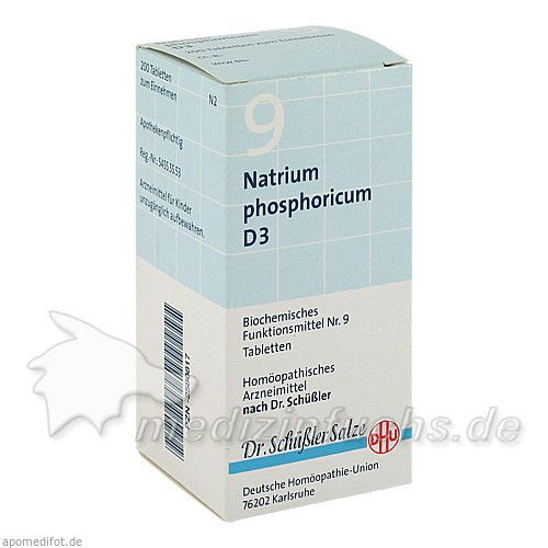 BIOCHEMIE DHU 9 NATRIUM PHOSPHORICUM D 3, 200 ST