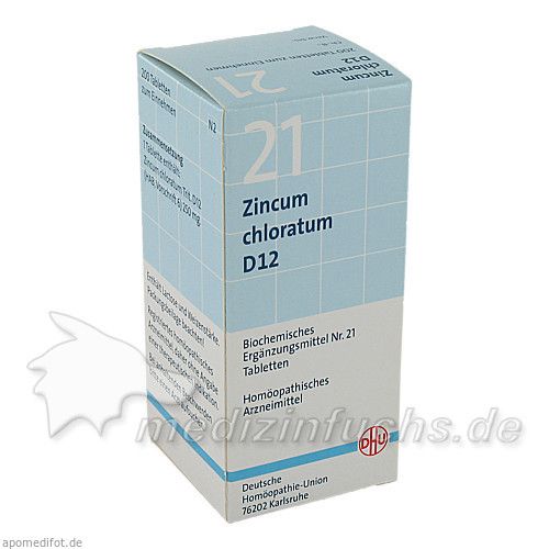 BIOCHEMIE DHU 21 ZINCUM CHLORATUM D12, 200 ST