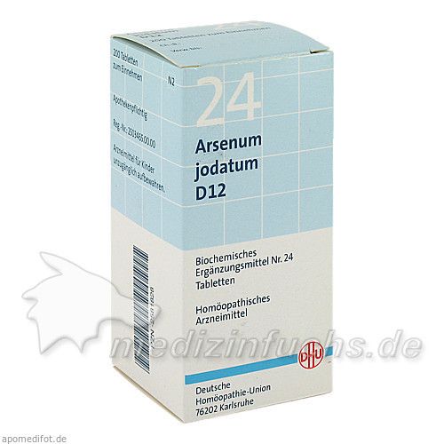 BIOCHEMIE DHU 24 ARSENUM JODATUM D12, 200 ST