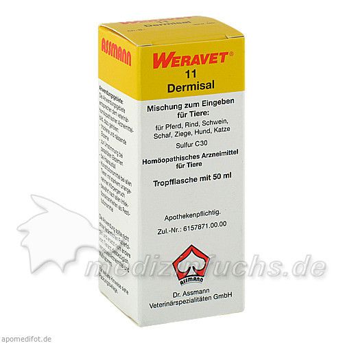 DERMISAL 11 Tropfen vet., 50 ML