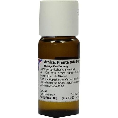 ARNICA PLANTA TOTA D12, 50 ML