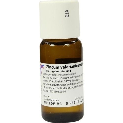 ZINCUM VALERIANICUM D 6 Dilution, 50 ML