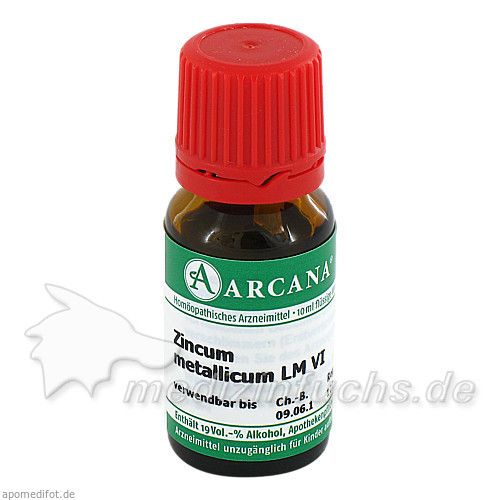 ZINCUM METALLICUM LM 6 Dilution, 10 ML