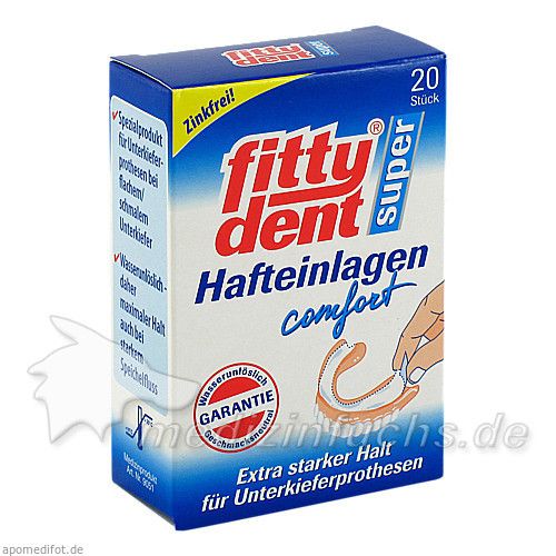 Fittydent Super Haftkleber Einlagen, 20 ST