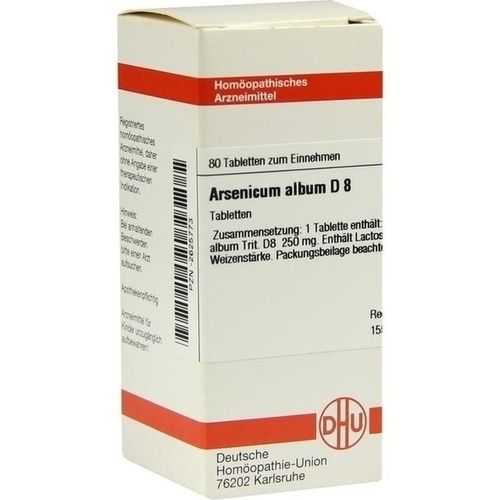 ARSENICUM ALB D 8, 80 ST