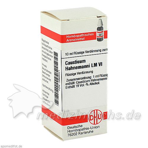 LM CAUSTICUM HAHNEMA VI, 10 ML