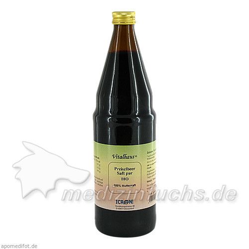 Preiselbeersaft Pur Bio Vitalhaus, 750 ML