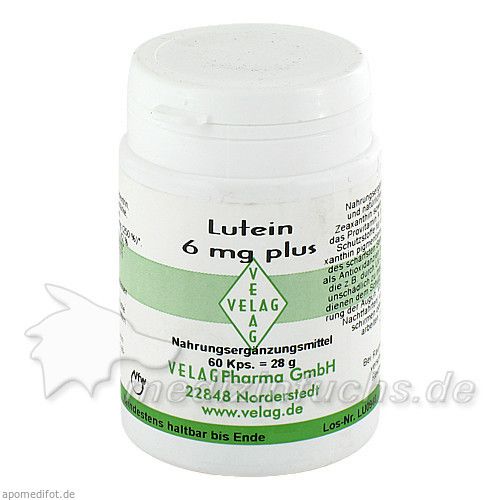 Lutein 6mg plus, 60 ST