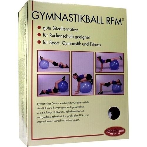 Gymnastikball Rehaforum 55cm orange-metallic, 1 ST