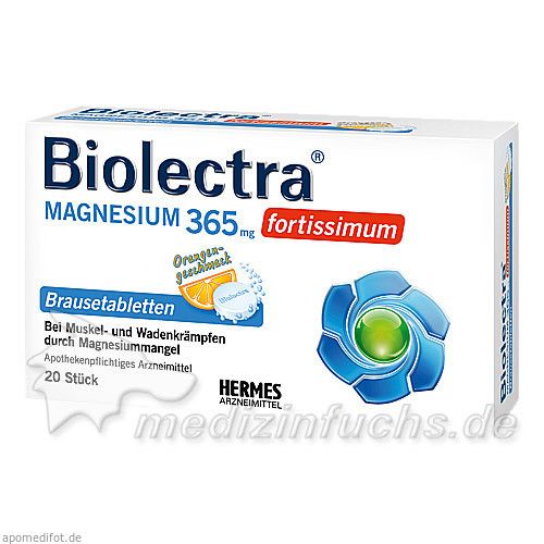 Biolectra Magnesium 365 fortissimum Orange, 20 ST