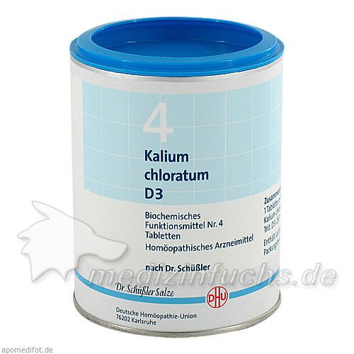 BIOCHEMIE DHU 4 KALIUM CHLORATUM D 3, 1000 ST