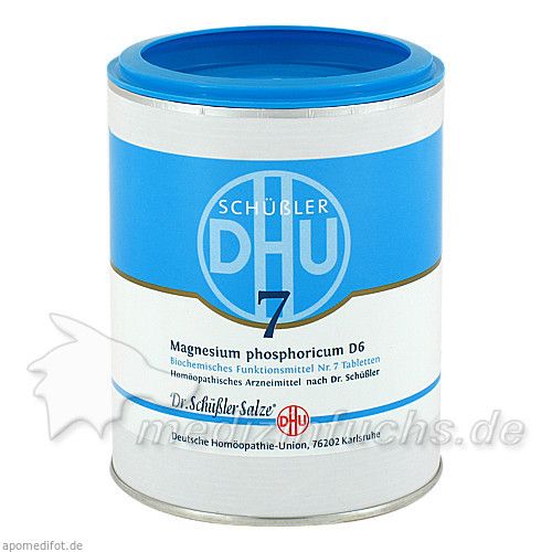 BIOCHEMIE DHU 7 MAGNESIUM PHOSPHORICUM D 6, 1000 ST