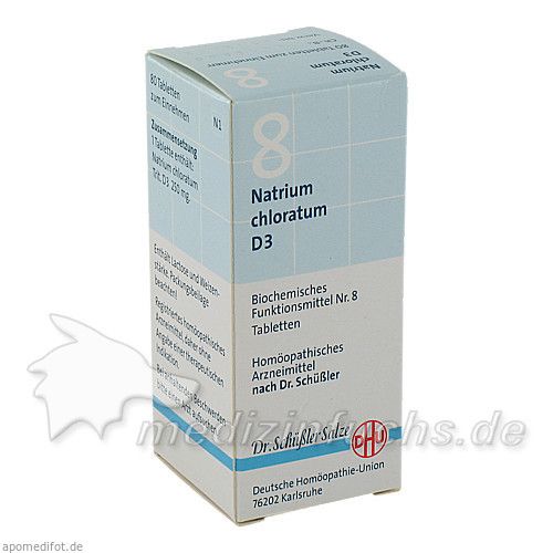 BIOCHEMIE DHU 8 NATRIUM CHLORATUM D 3, 80 ST