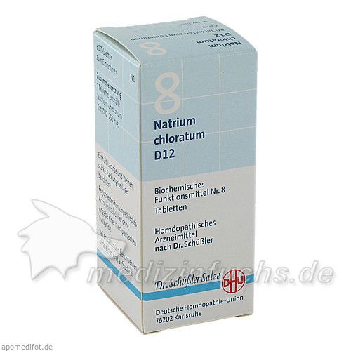 BIOCHEMIE DHU 8 NATRIUM CHLORATUM D12, 80 ST