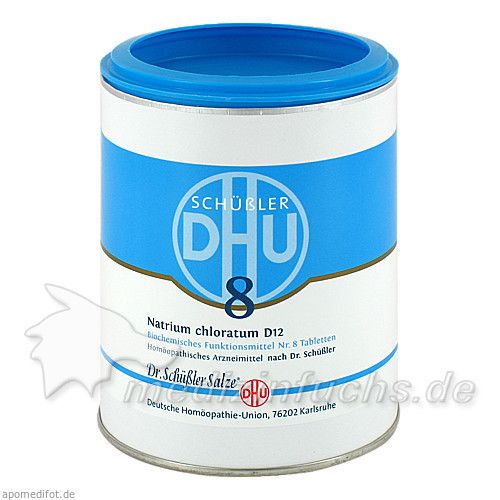 BIOCHEMIE DHU 8 NATRIUM CHLORATUM D12, 1000 ST