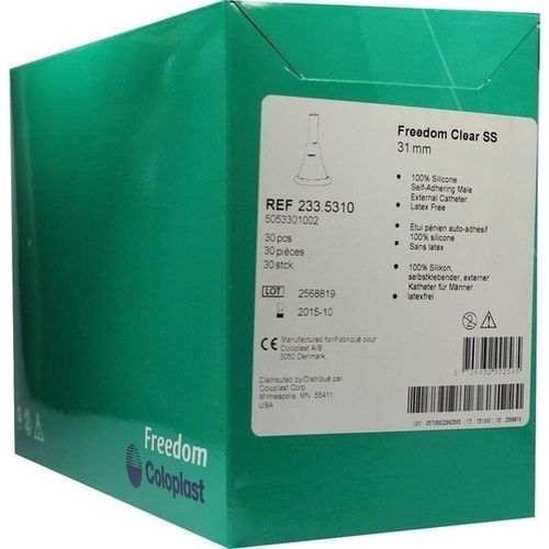 Freedom Clear SS UrinalKondom Intermedium, 30 ST