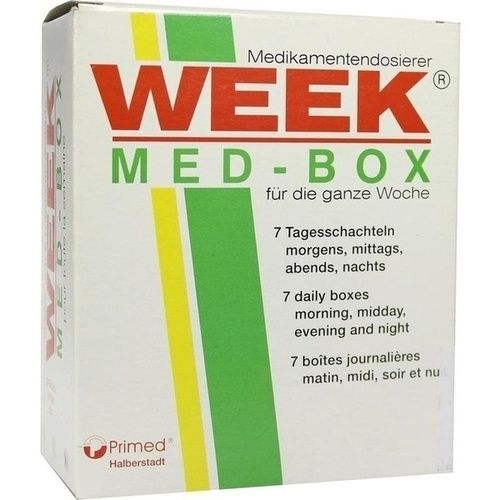 Medikamentendispenser 7 Tage rosa, 1 ST