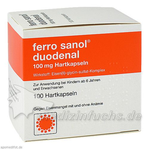 FERRO SANOL DUODENAL magens.res.Pellets in Kapseln, 100 ST