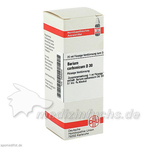 BARIUM CARB D30, 20 ML