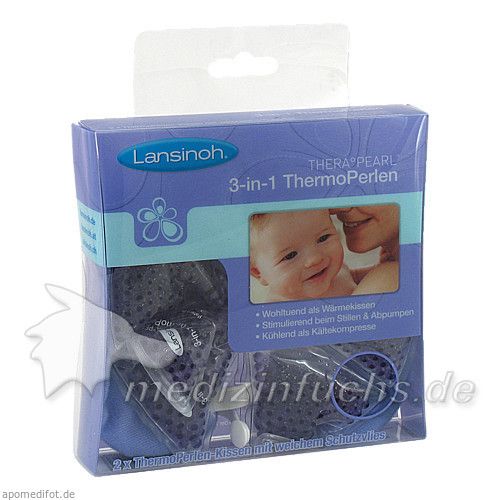 Lansinoh THERA PEARL 3-in-1 ThermoPerlen, 2 ST