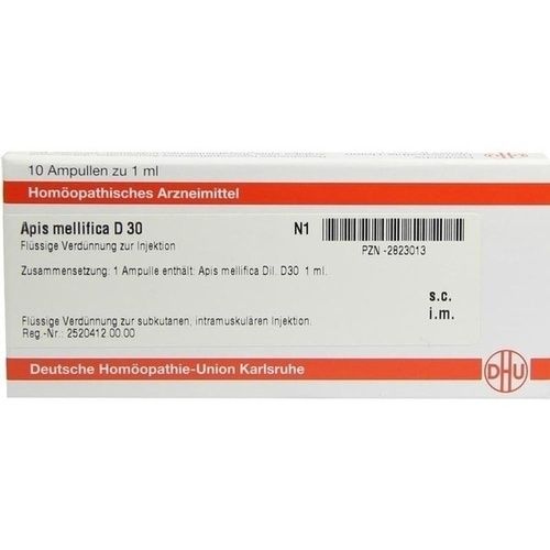 APIS MELLIFICA D 30 Ampullen, 10X1 ML