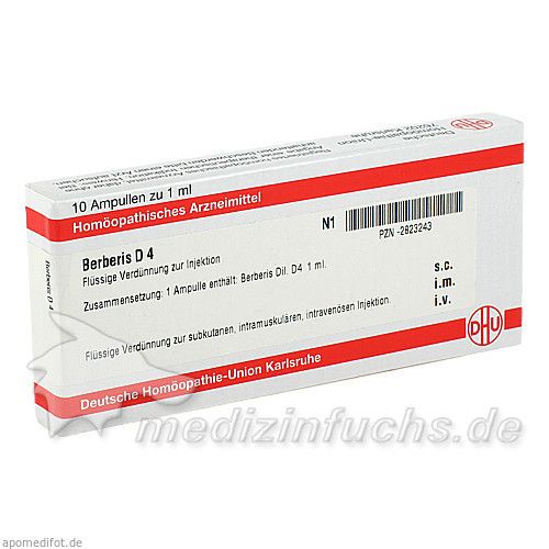 BERBERIS D 4 Ampullen, 10X1 ML