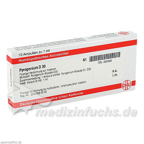 PYROGENIUM D 30 Ampullen, 10X1 ML