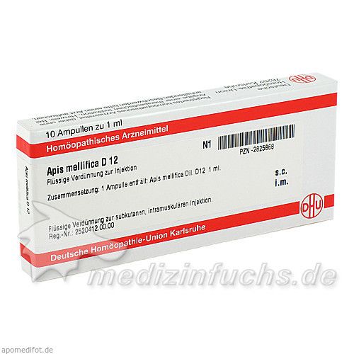 APIS MELLIFICA D12, 10X1 ML