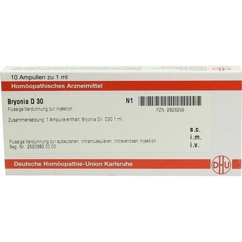 BRYONIA D 30 Ampullen, 10X1 ML