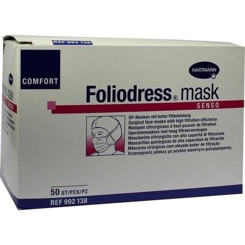 Foliodress mask Comfort Senso grün OP-Masken, 50 ST