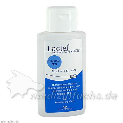 Lactel Nr.3 SHA gegen stark fettende Kopfhaut, 200 ML