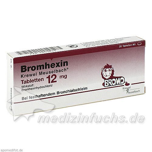 BROMHEXIN K.Meuselb.Tabl.12mg, 20 ST