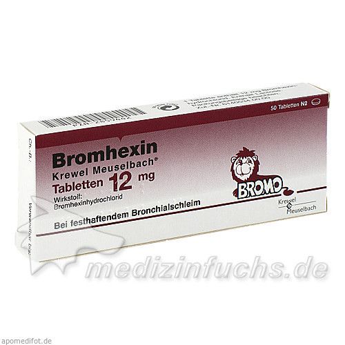 BROMHEXIN K.Meuselb.Tabl.12mg, 50 ST