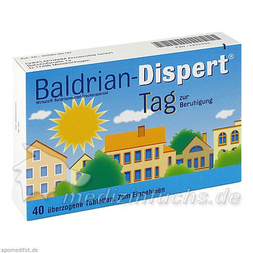 BALDRIAN DISPERT TAG zur Beruhigung, 40 ST