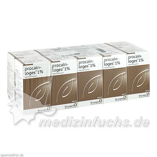 procain-Loges 1% Injektionsflasche, 10X100 ML