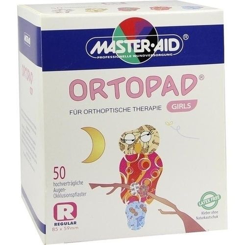 Ortopad for girls regular Okklussionspflaster, 50 ST