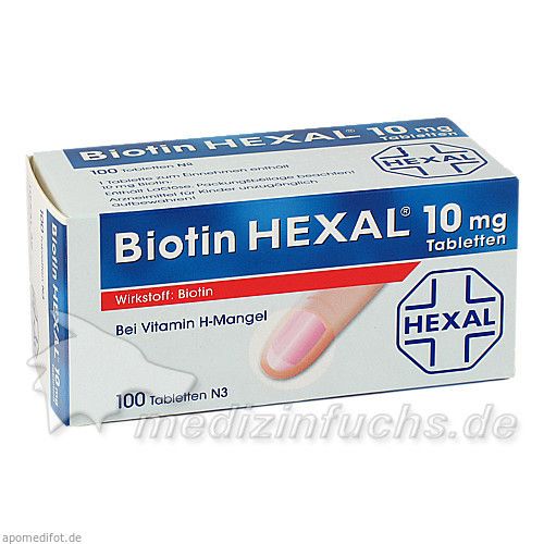 Biotin HEXAL 10mg, 100 ST