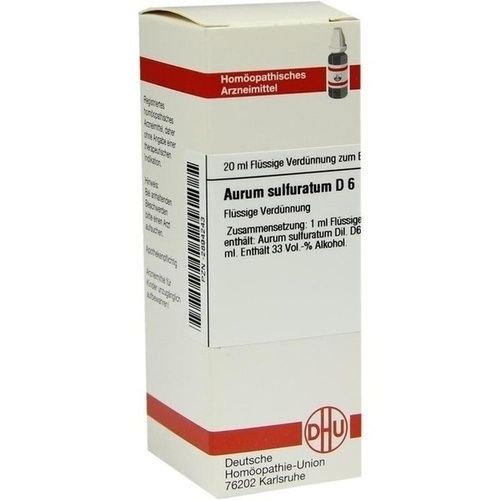 AURUM SULFURAT D 6, 20 ML