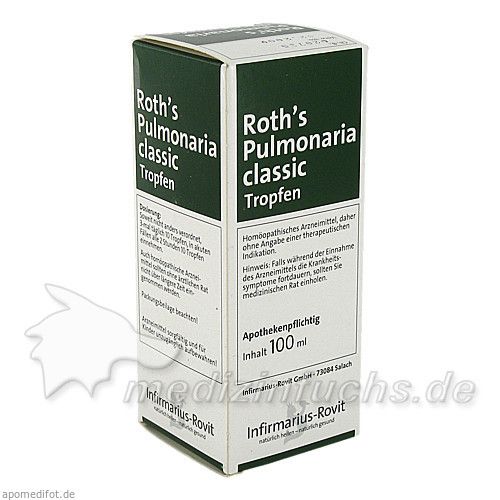 Roth's Pulmonaria classic Tropfen, 100 ML