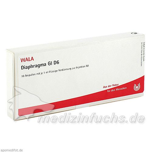 DIAPHRAGMA GL D 6, 10X1 ML