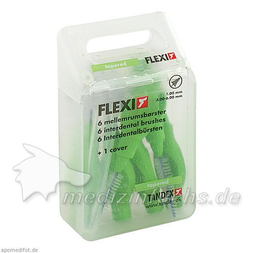 TANDEX FLEXI Interdental Bürsten Grün 1.0mm, 6 ST